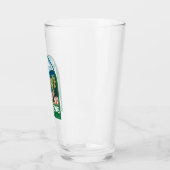 ダージェリングインド旅行芸術エンブレム タンブラーグラス (左)