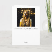 ダースの神秘的めい想な女 カード (裏面)