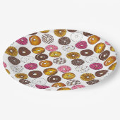 ダースドナッツドーナツブレックファーストジャンクフードグルメ ペーパープレート (アングル)