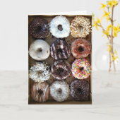 ダースドーナツ誕生日 カード (黄色い花)