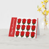 ダースレッドローゼハピー12周年記念カード カード (黄色い花)