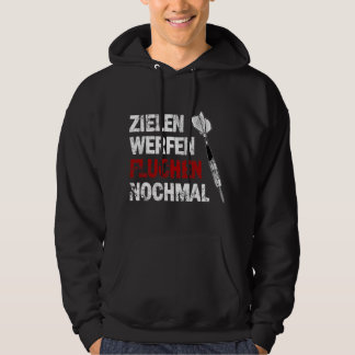 ダーツおもしろいターゲット投げ呪い再び180ダーツ パーカ