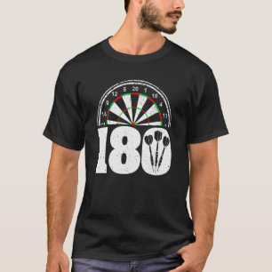 ダーツおもしろいデザインメンメンズダーツプレイヤーダーツボーア Tシャツ