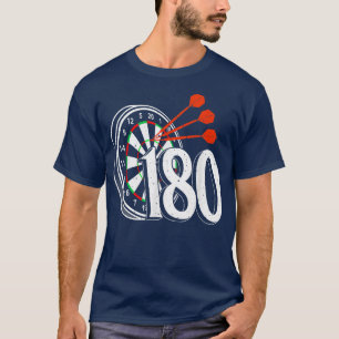 ダーツおもしろいデザインメンメンズダーツプレイヤーダーツボーア Tシャツ