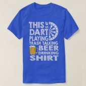 ダーツおもしろいビールダーツことわざダーツモティーダーツプレイヤーギ Tシャツ (デザイン正面)