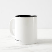 ダーツおもしろいユーモアMUg ツートーンマグカップ (正面左)