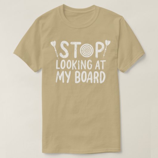 ダーツおもしろい引用文(1) Tシャツ (デザイン正面)