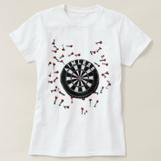 ダーツおもしろい愛好家 Tシャツ