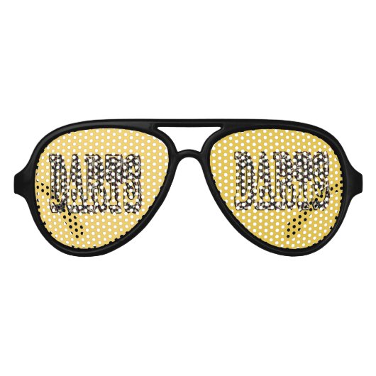 ダーツが言葉だ アビエーターサングラス (正面)