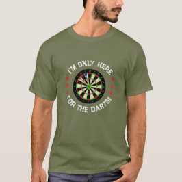 ダーツだけの参加 ダーツ好きプレイヤー Tシャツ