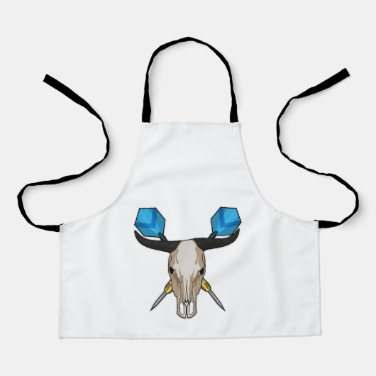 ダーツでオックス エプロン (正面)