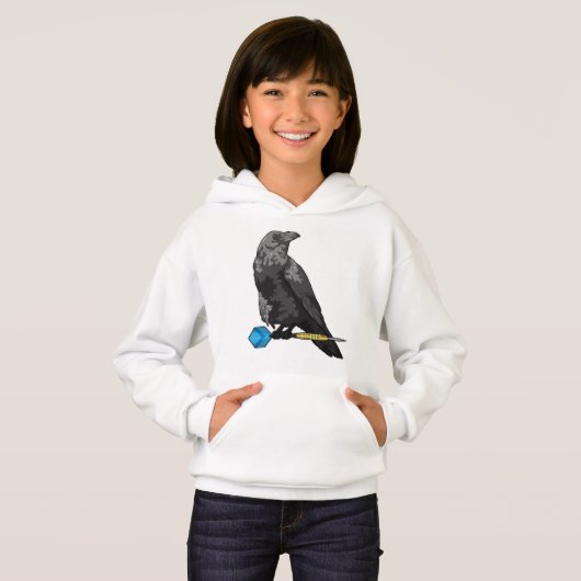 ダーツでカラス (正面フル)