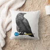ダーツでカラス クッション (ブランケット)
