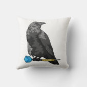 ダーツでカラス クッション (裏面)