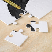 ダーツでカラス ジグソーパズル (側面)