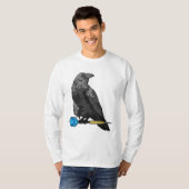 ダーツでカラス Tシャツ (正面フル)