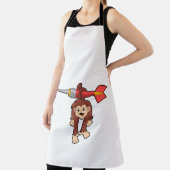 ダーツでサル エプロン (インサイチュ)