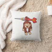 ダーツでサル クッション (ブランケット)