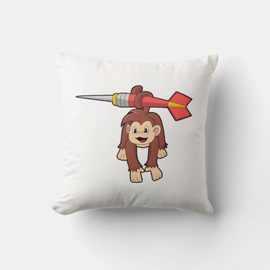 ダーツでサル クッション (正面)