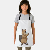 ダーツでビーバーアットダーツ エプロン (インサイチュ)