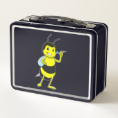 ダーツでビー メタルランチボックス (裏面)