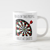 ダーツで勝った人の涙 ジャンボコーヒーマグカップ (右)