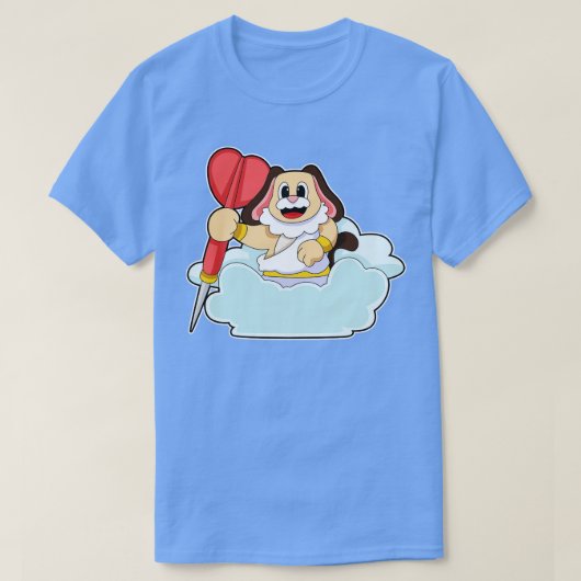 ダーツで犬とダーツ2 Tシャツ (デザイン正面)