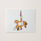 ダーツで犬とDart.PNG ジグソーパズル (横)