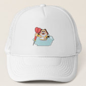 ダーツで犬 キャップ (正面)