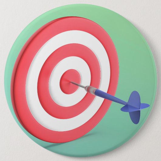 ダーツとダーツボード 缶バッジ (正面)