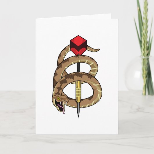 ダーツと蛇のダーツ カード (正面)