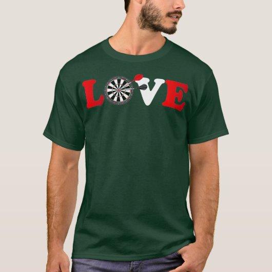 ダーツのおもしろいシャツが投げる Tシャツ (正面)