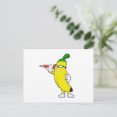 ダーツのバナナとダーツ ポストカード (スタンド正面)