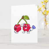 ダーツのベリーとダーツ カード (黄色い花)