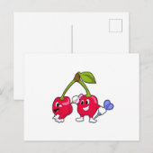 ダーツのベリーとダーツ ポストカード (正面/裏面)