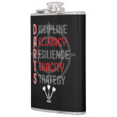 ダーツのマスタリング：コア原則フラスコ8 oz. フラスク (左)