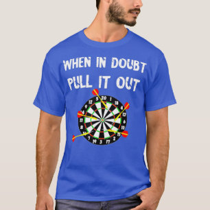 ダーツの中心 当たらない時は抜け ダーツ Tシャツ