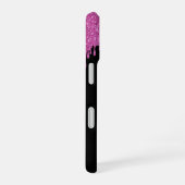 ダーツの女王 ギラギラ ピンク ドリップ iPhoneケース iPhone 16ケース (右側面)