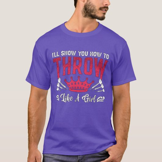 ダーツはあなたにブルズアイ少年を示します Tシャツ (正面)
