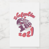 ダーツは私のバレンタイン2021 フードラベル (シングルラベル)