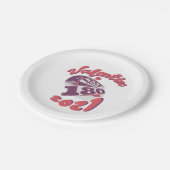 ダーツは私のバレンタイン2021 ペーパープレート (アングル)