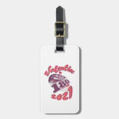 ダーツは私のバレンタイン2021 ラゲッジタグ (正面縦)
