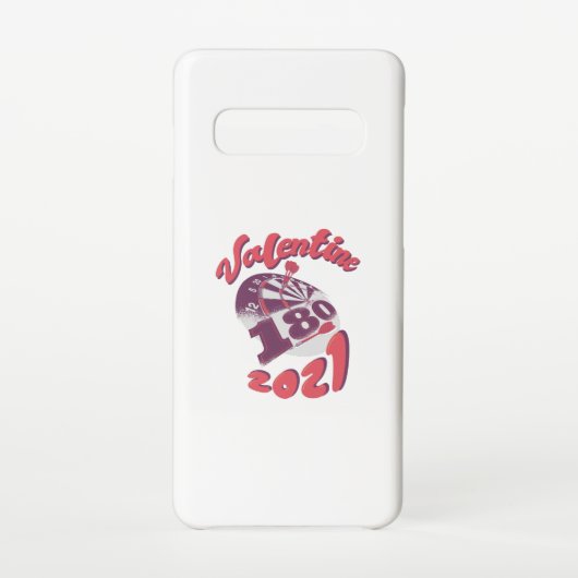 ダーツは私のバレンタイン2021 SAMSUNG GALAXYケース (裏面)
