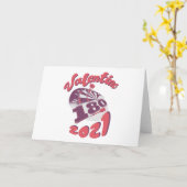 ダーツは私のバレンタイン 2021 カード (黄色い花)