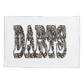 ダーツは言葉だ、枕カバー 枕カバー (裏面)