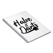 ダーツを半分にする ノートブック (右側)