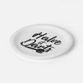 ダーツを半分にする ペーパープレート (アングル)