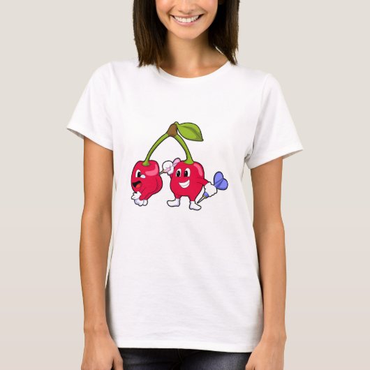 ダーツを投げるバERRY Tシャツ (正面)