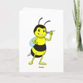 ダーツを投げる人 カード (裏面)