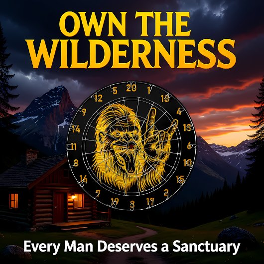 ダーツを投げ、ビッグフットを見つける（多分） ダーツボード